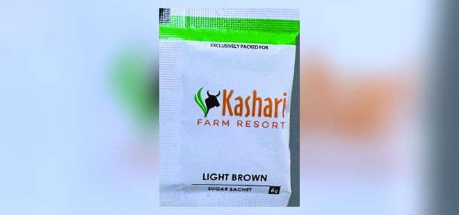Customised Light Brown Sugar Sachets