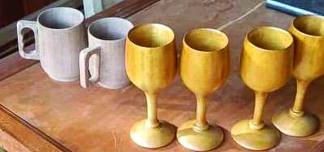 Classic Wooden Glasses & Cups — Hooro Investments